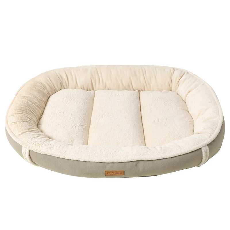 Lit en Corduroy Écologique pour Chiens - Doux, Durable et Lavable en Machine