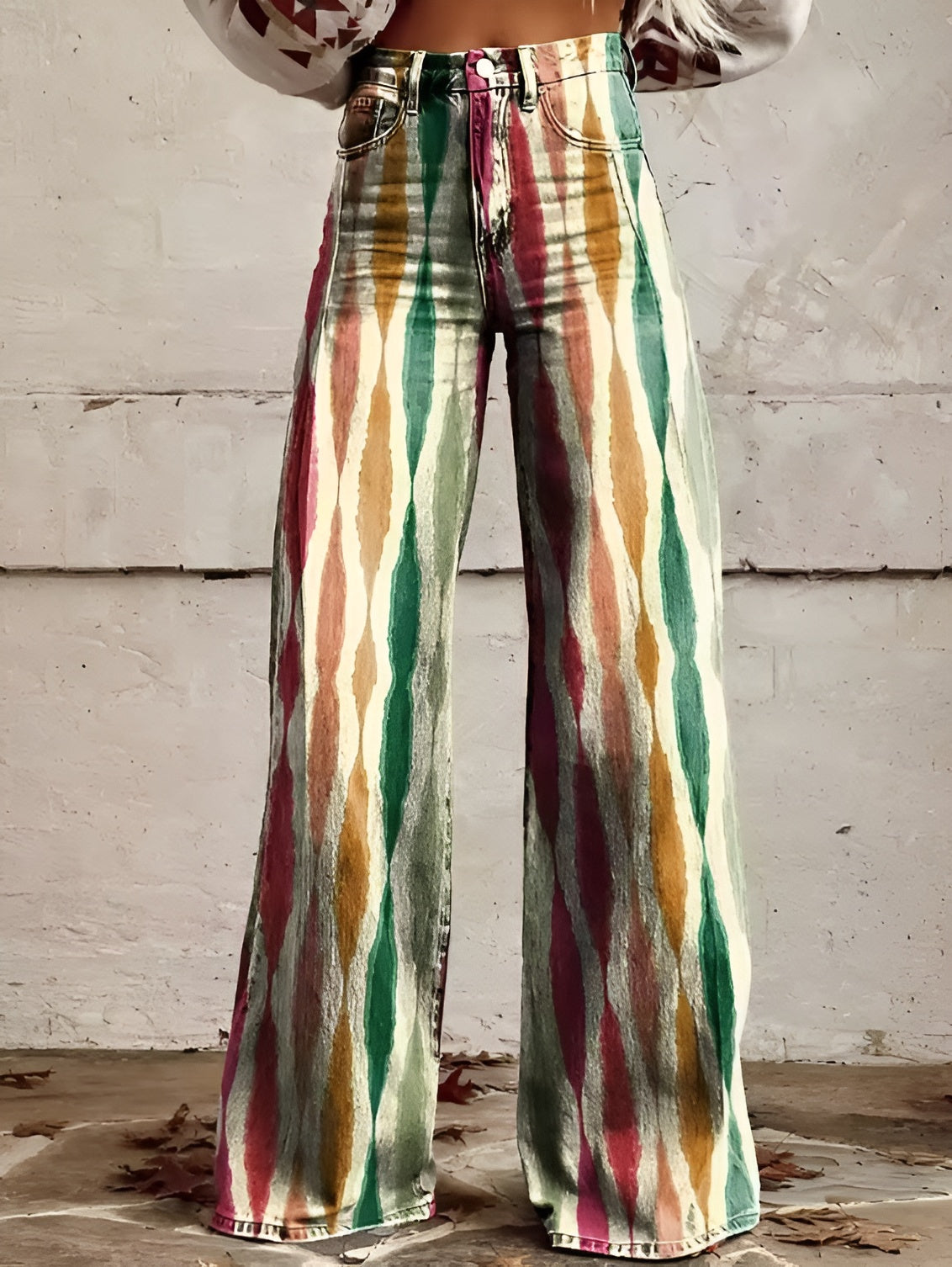 Énora™ | Pantalon flare naturel