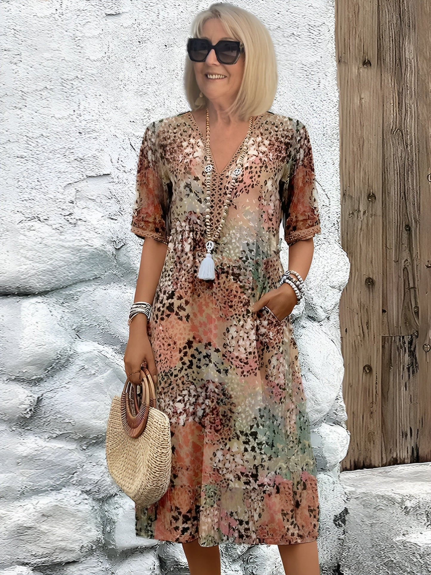 Aurélie™ | Robe de printemps décontractée.