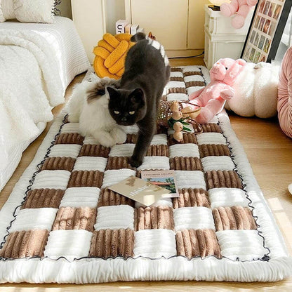 Couvre-canapés à carreaux doux pour chiens