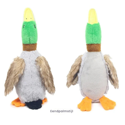 Canard en Peluche Jouet à Mordre Bruits Sifflants Soins Dentaires Durable Sûr pour Chiens
