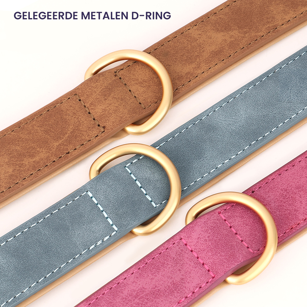 Collier Pour Chien En Cuir Doux Durable