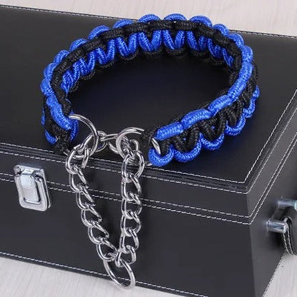 Collier en Nylon Tissé pour Chien Résistant