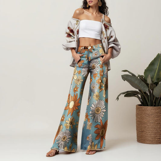 Léna™ | Pantalon flare organique