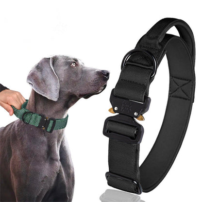 Collier d'entraînement lourd pour chiens avec poignée extra fort