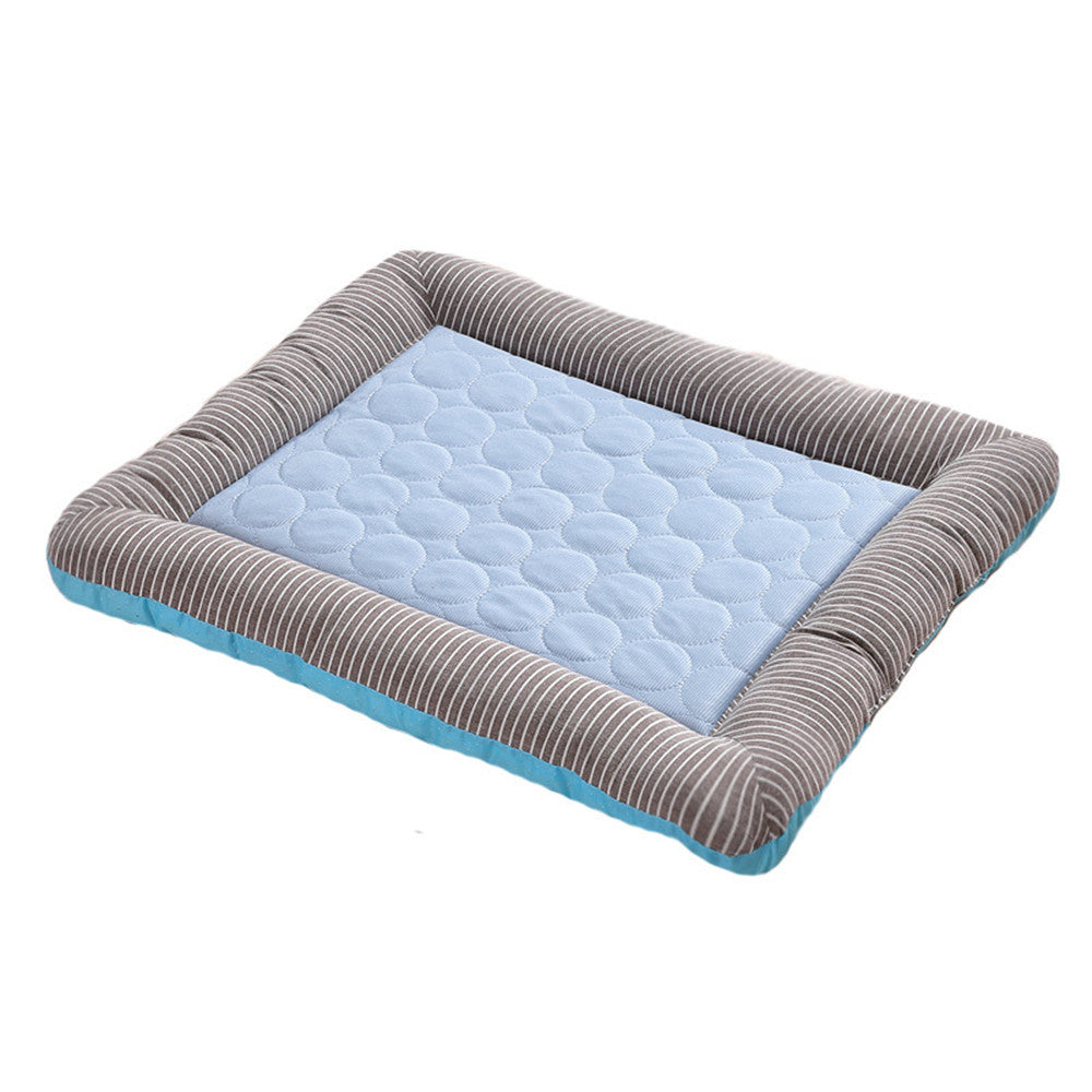 Tapis Rafraîchissant d'Été pour Animaux de Compagnie Respirant Lavable