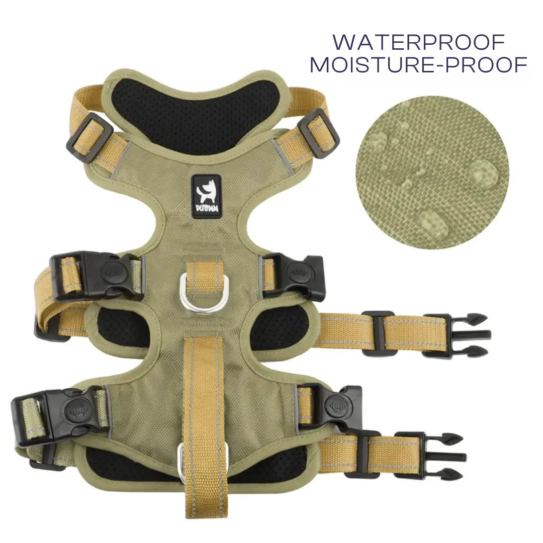 Harnais Anti-Evasion pour Chien avec 3 Points de Fixation Réfléchissants