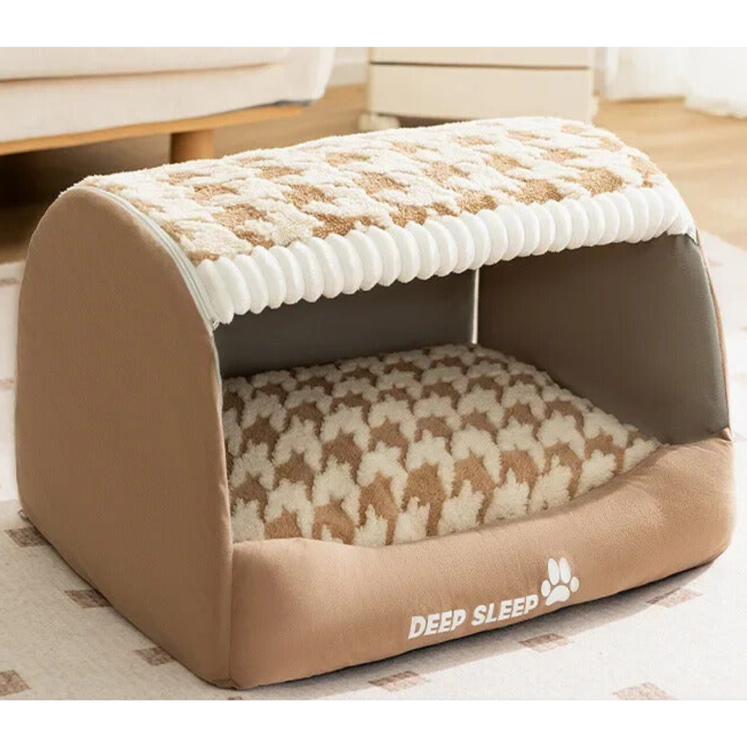 Chalet en Peluche pour Chien