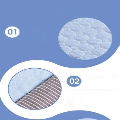 Tapis Rafraîchissant d'Été pour Animaux de Compagnie Respirant Lavable