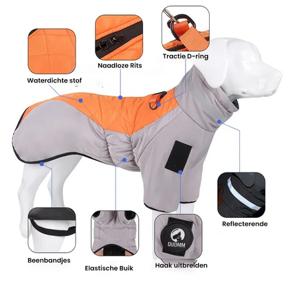 VestPaws™ | Manteau d'Hiver Imperméable pour Grands Chiens