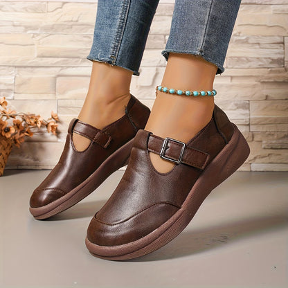 Élodie™ | Chaussures en cuir au charme rétro