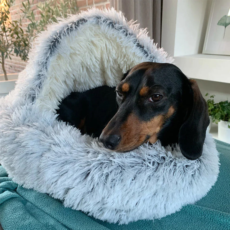 Cozycave Knuffelbed WoofSpot™ | Lit pour chien de confort premium