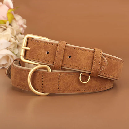 Collier Pour Chien En Cuir Doux Durable