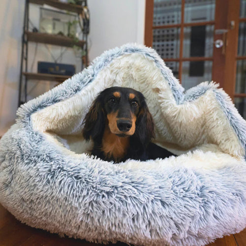 Cozycave Knuffelbed WoofSpot™ | Lit pour chien de confort premium