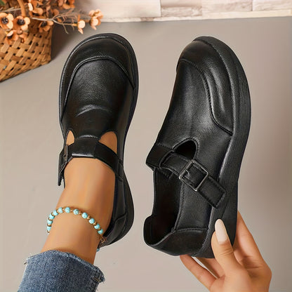 Élodie™ | Chaussures en cuir au charme rétro