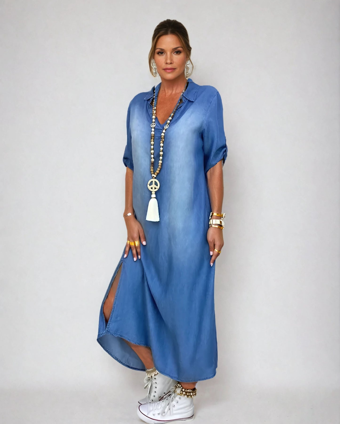 Lea™ | Robe en denim