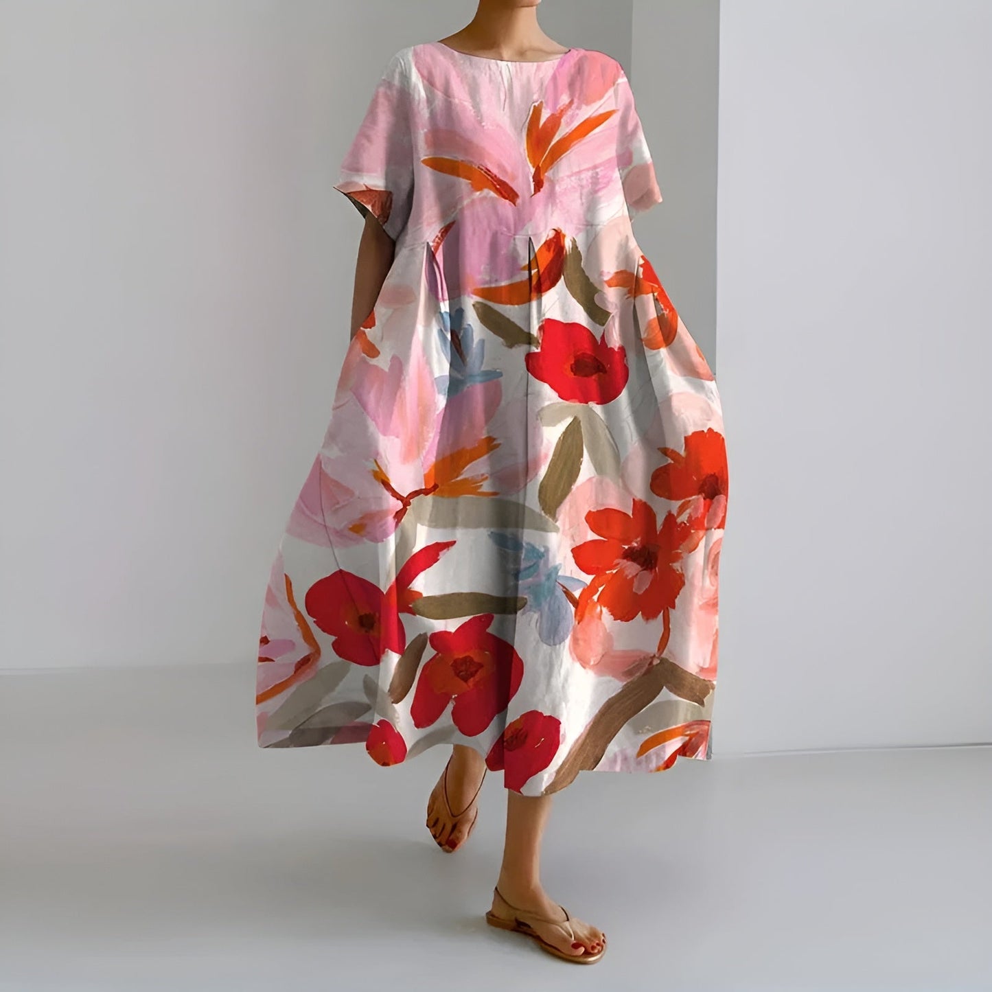 Anaïs™ | Élégante Robe à Fleurs