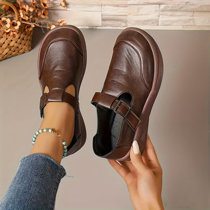 Élodie™ | Chaussures en cuir élégance rétro