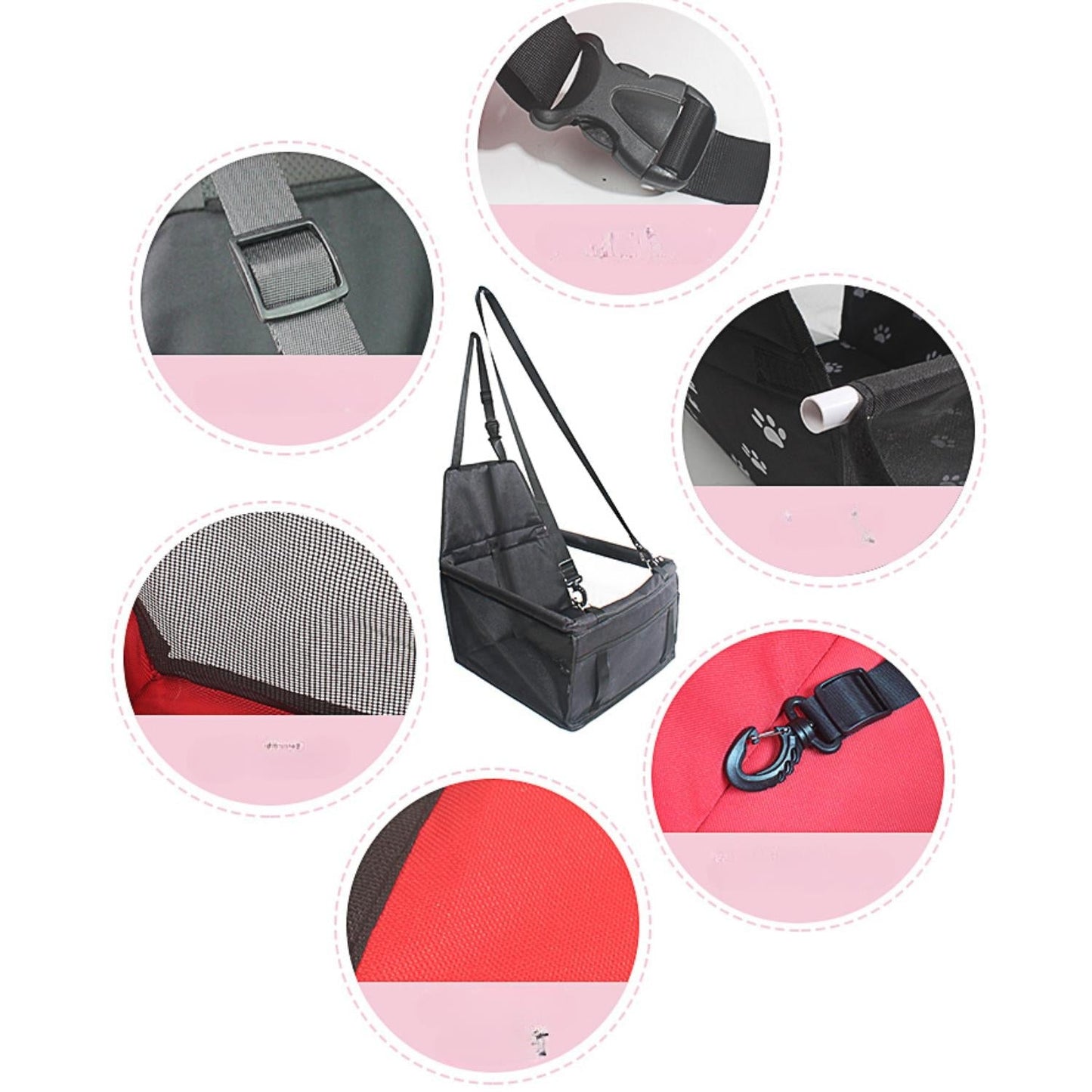 SafeStay™ | Siège Auto Sûr et Confortable pour Animaux de Compagnie