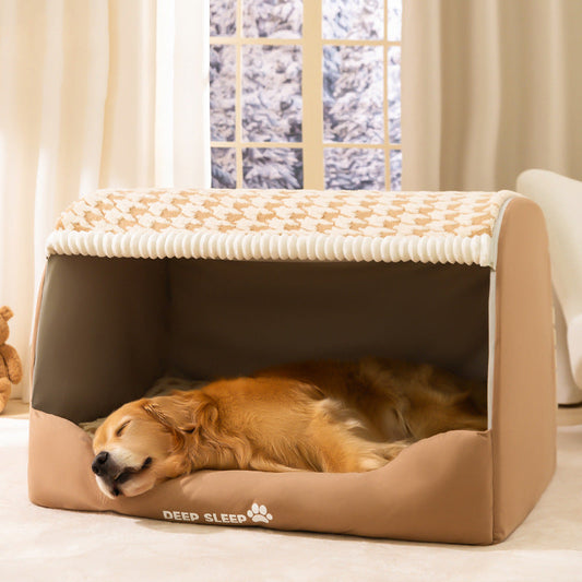 Chalet en Peluche pour Chien