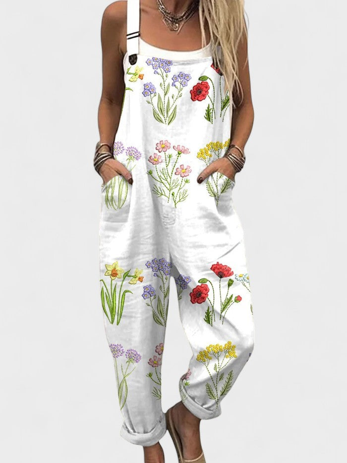 Ida™ | Salopette de jardin à fleurs sauvages