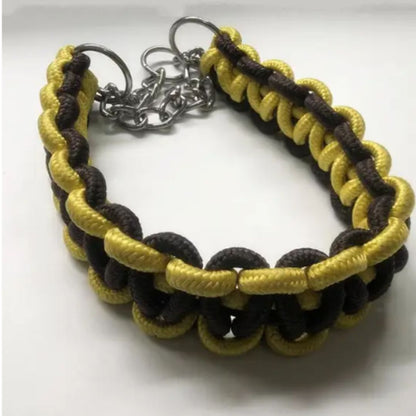 Collier en Nylon Tissé pour Chien Résistant