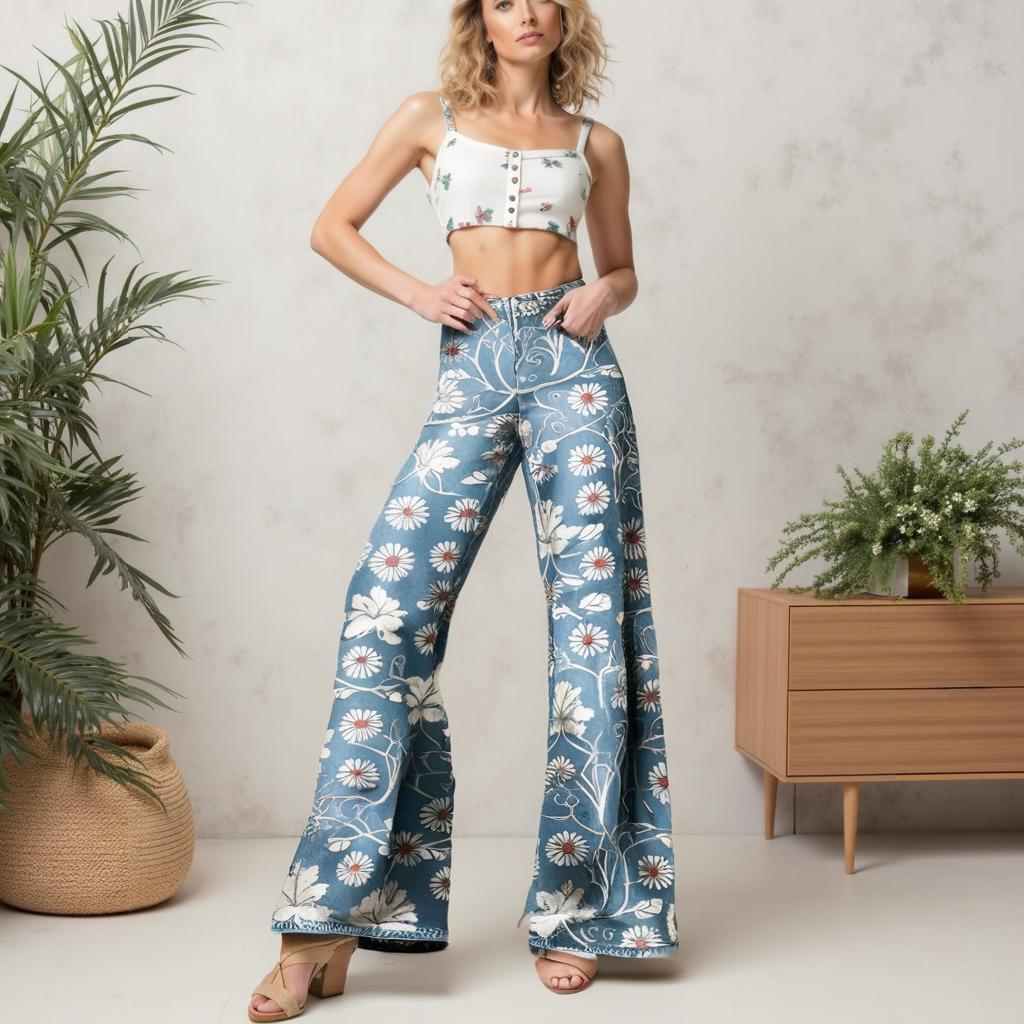 Maïa™ | Pantalon boho chic