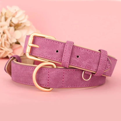 Collier Pour Chien En Cuir Doux Durable