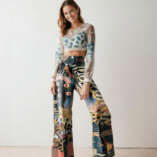 Élodie™ | Pantalon flare chic