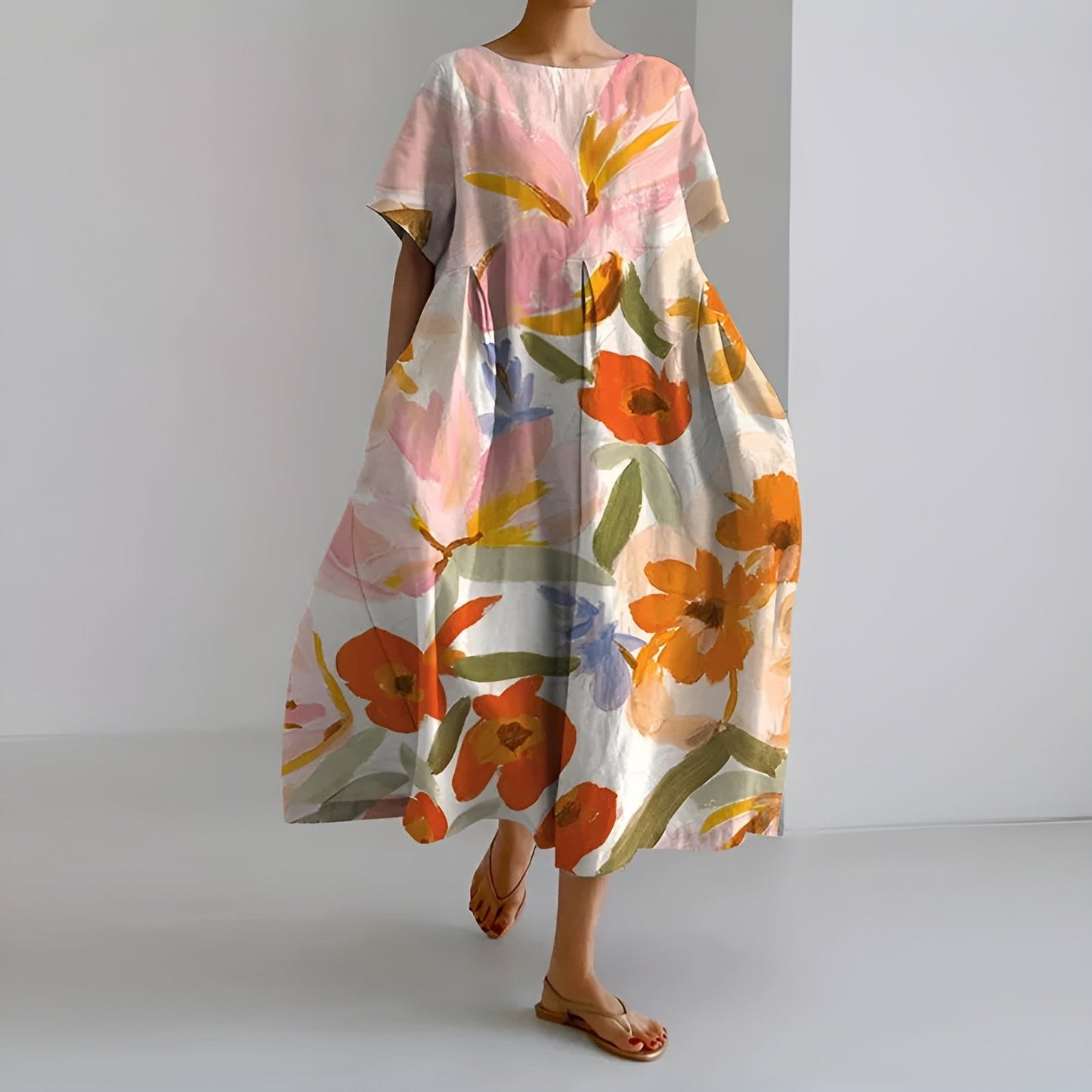 Anaïs™ | Élégante Robe à Fleurs
