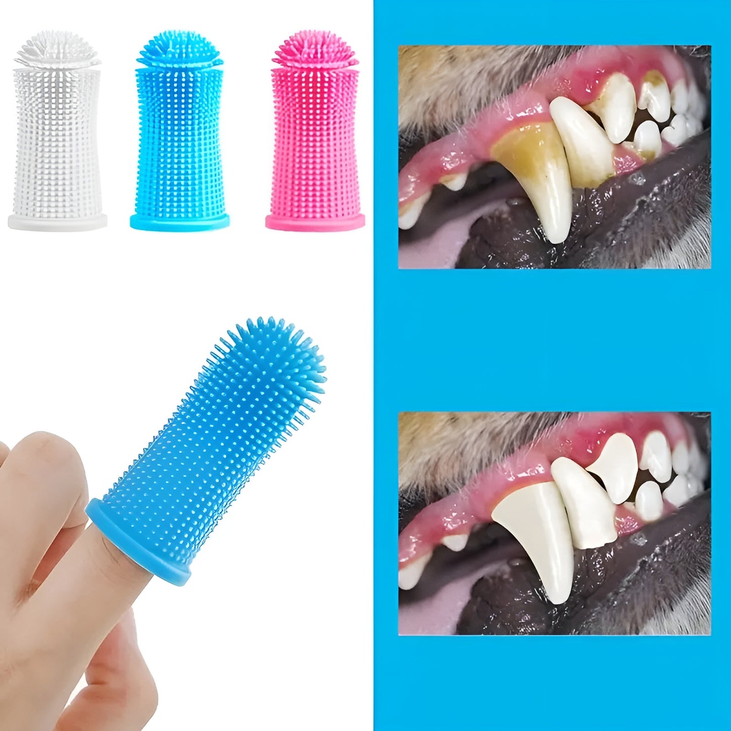 Brosse à doigt douce