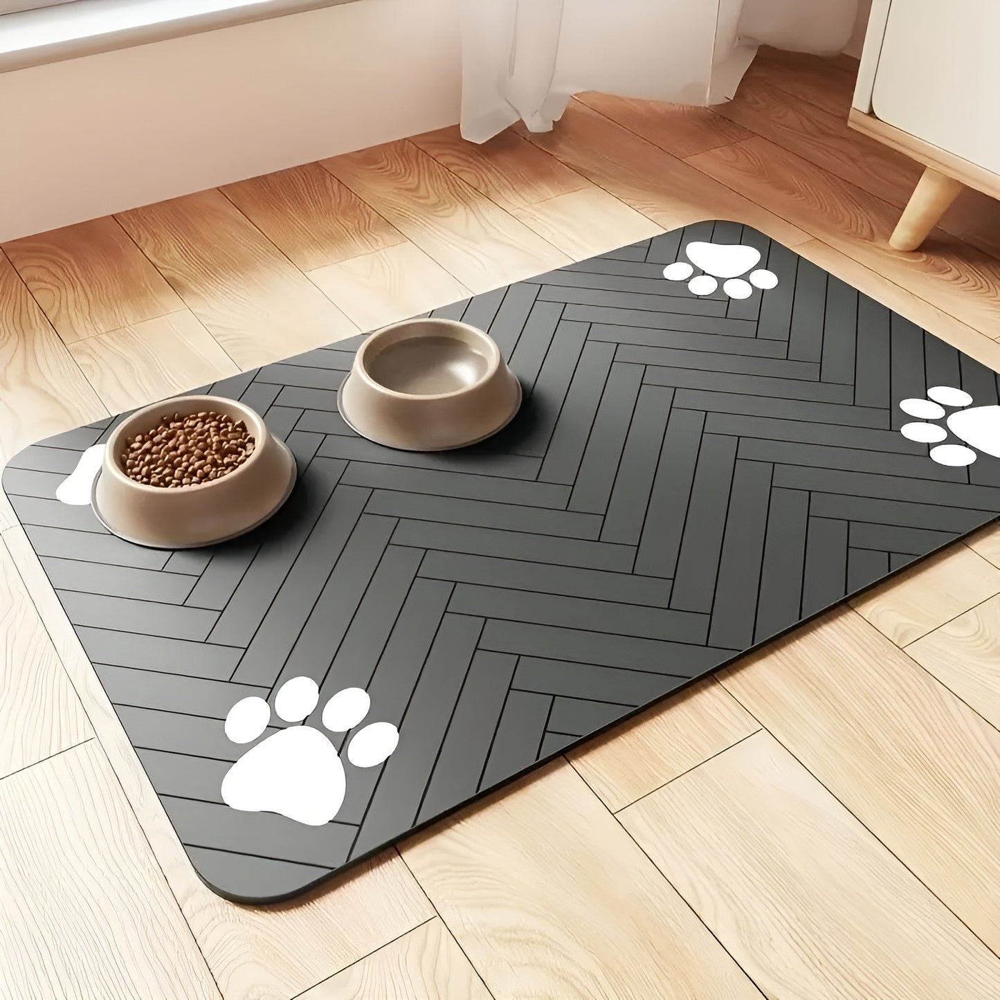 Tapis de repas pour animaux