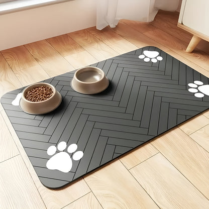 Tapis de repas pour animaux
