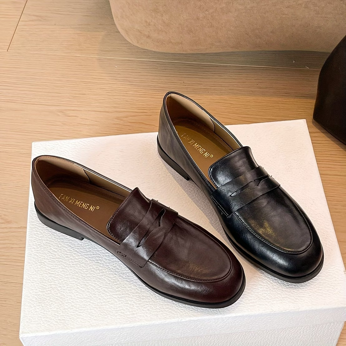 Élodie™ | Chaussures en cuir élégance parisienne