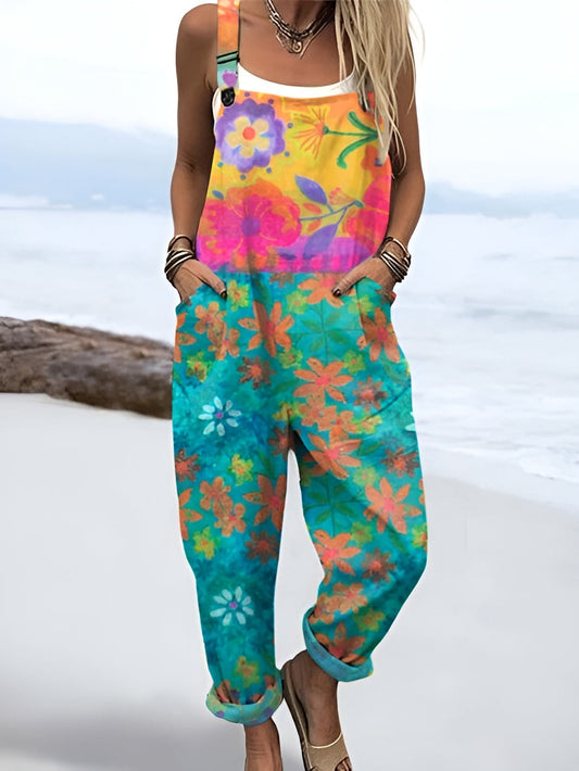 Liv™ | Salopette Aquarelle Fleurs