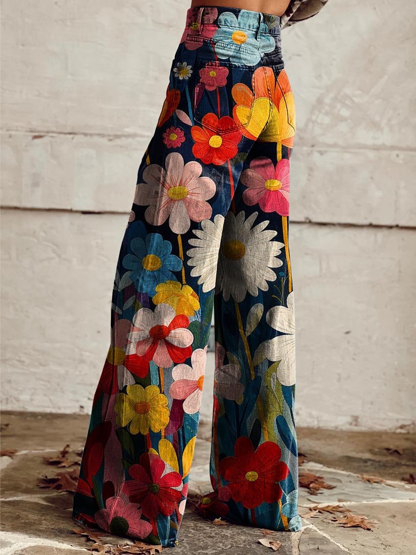 Zoé™ | Pantalon fleuri élégant