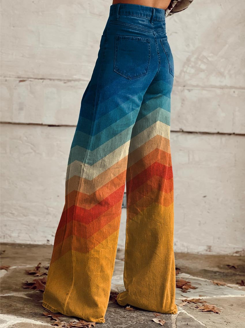 Élyse™ | Pantalon zigzag chic