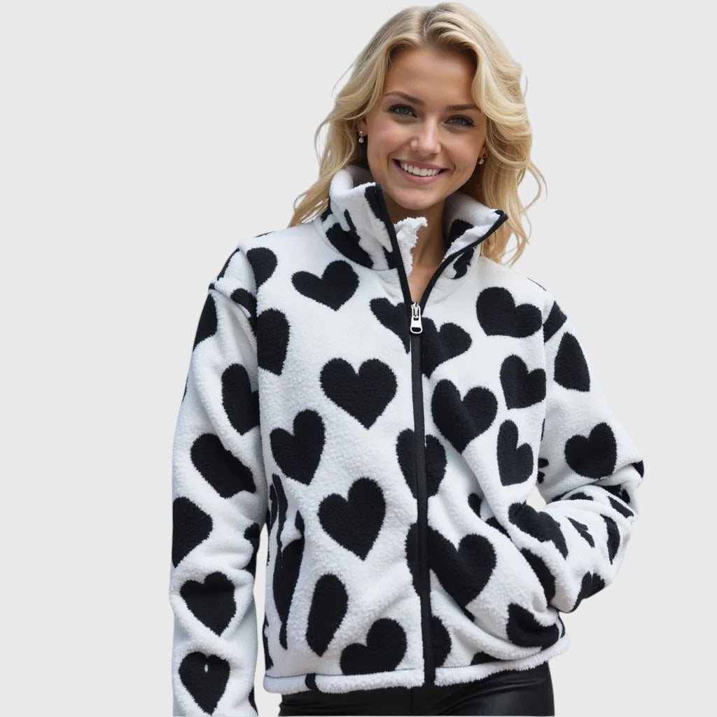 Camila™ | Veste Réversible Cœur