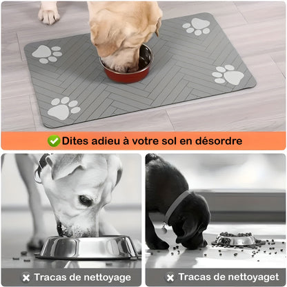 Tapis de repas pour animaux